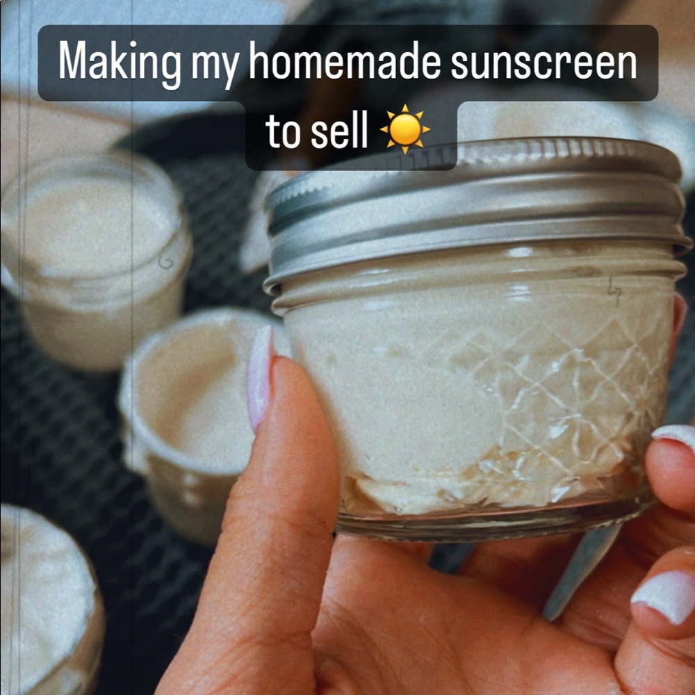 Homemade Natural Sunscreen SPF 70+